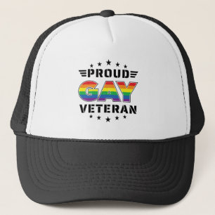 Proud Gay Veteran Pride Month Veteran Dag Trucker Pet