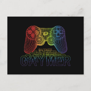 Proud Gaymer, Gay Pride Gaming Briefkaart