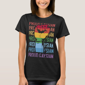 Proud Gaysian Gay Pride Asian Heritage T-shirt