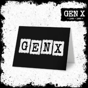 Proud Gen X Gen Xer Generation X Gen X Kaart