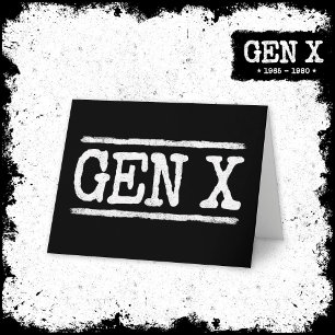 Proud Gen X Gen Xer Generation X Gen X Kaart