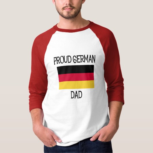 Proud German Dad T-shirt (Voorkant)