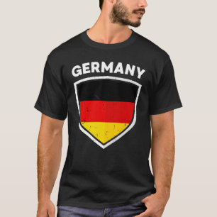 Proud Germany Flag Deutschland Souvenir Team Holid T-shirt