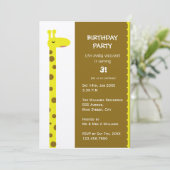 Proud Giraffe Kaart (Staand voorkant)