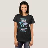Proud Girl From Paris Relocation From Paris T-shirt (Voorkant volledig)