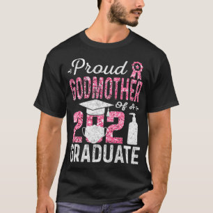 Proud Godmoeder van 2021 Afstuderen met Face Mask  T-shirt