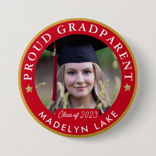 Proud GRADParent Foto 2023 Afstuderen Button