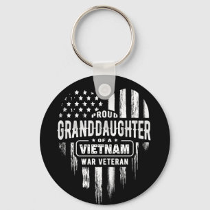 Proud Granddochter Vietnam Vet Grandpa Veteran Sleutelhanger