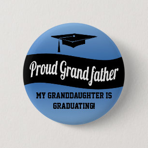 Proud Grandfather - Afstuderen Button