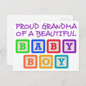 Proud Grandma Briefkaart (Voorkant / Achterkant)