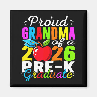 Proud grandma of 2026 pre-k graduate mothers day magneet