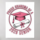 Proud Grandma of a 2026 Football Senior Class Poster (Voorkant)