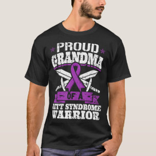Proud Grandma of a Rett Syndrome Warrior Awareness T-shirt