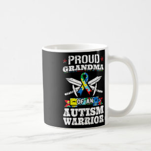 Proud Grandma of an Autism Warrior Autistic Awaren Koffiemok
