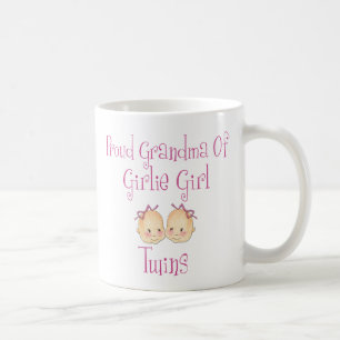 Proud Grandma of Girl Twins Koffiemok