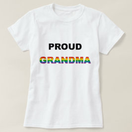 Proud Grandma Rainbow LGBT T-shirt