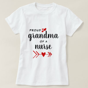 Proud Grandma van een Zurse Rode Harten T-shirt
