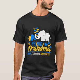 Proud Grandma World Down Syndrome Awareness Day El T-shirt