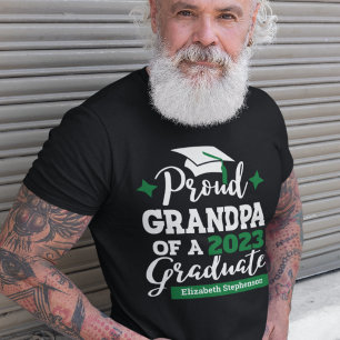 Proud Grandpa 2023 afstuderen de naam van het groe T-shirt
