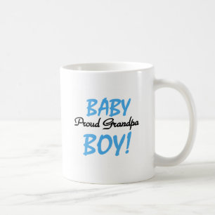 Proud Grandpa Baby Boy Tshirts and Gifts Koffiemok