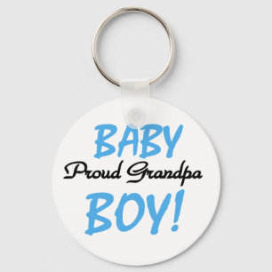 Proud Grandpa Baby Boy Tshirts and Gifts Sleutelhanger