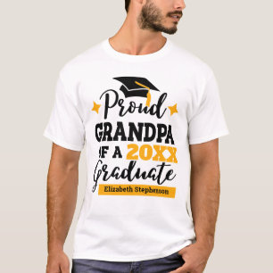 Proud Grandpa van 2022 afstuderen de naam van het T-shirt
