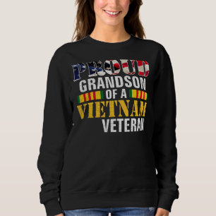 Proud Grandson of a Vietnam veteran des veterantes Trui