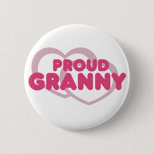 Proud Granny Ronde Button 5,7 Cm (Voorkant)