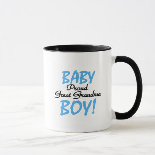 Proud Great Grandma Baby Boy Tshirts and Gifts Mok