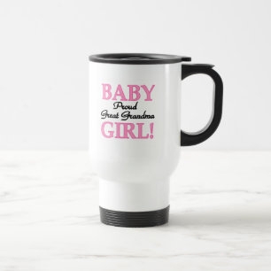 Proud Great Grandma Baby Girl-overhemden en -cadea Reisbeker