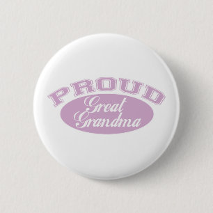 Proud Great Grandma Ronde Button 5,7 Cm