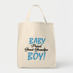 Proud Great Grandpa of Boy Tshirts and Gifts Tote Bag