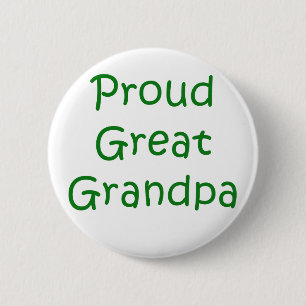 Proud Great Grandpa Ronde Button 5,7 Cm