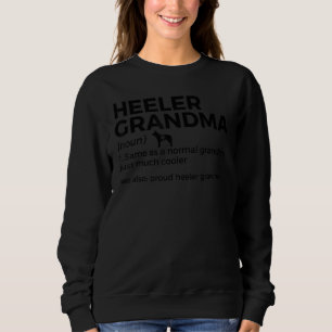 Proud Heeler Oma Definitie Grappig Rundvee Hond O Trui