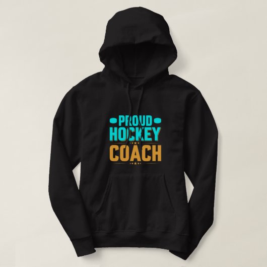 Proud Hockey Coach Hoodie (Design voorkant)