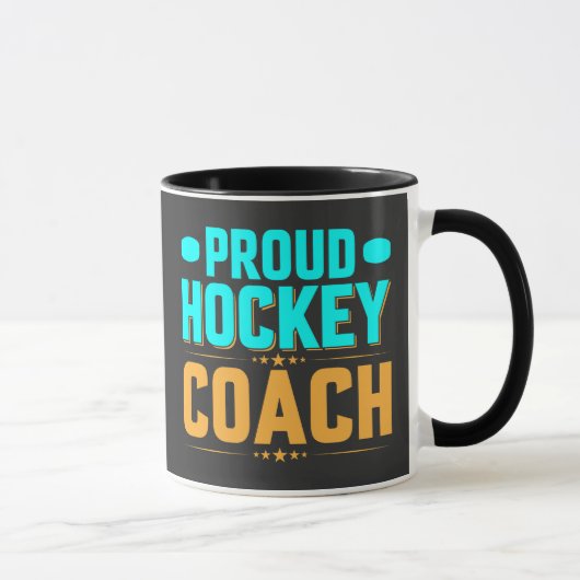 Proud Hockey Coach Mok (Rechts)
