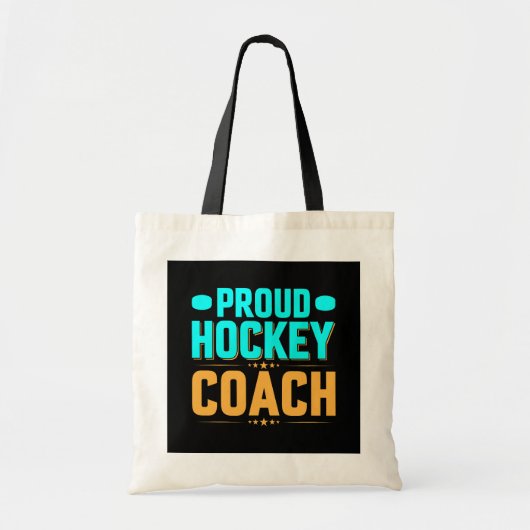 Proud Hockey Coach Tote Bag (Voorkant)