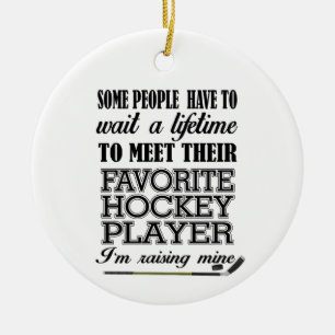 Proud Hockey Mapfoto Keramisch Ornament
