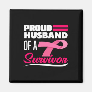 Proud Husband van een overlevende vrouw met borstk Magneet