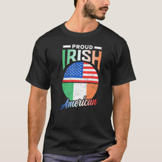 Proud Irish American Roots Ireland Family Usa A T-shirt