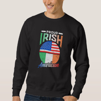 Proud Irish American Roots Ireland Family Usa A Trui