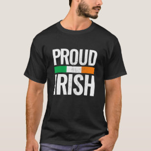 Proud Irish Ireland Flag T-shirt