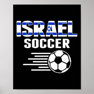 Proud Israël Voetbalfans Shirt - Steun Israël Poster