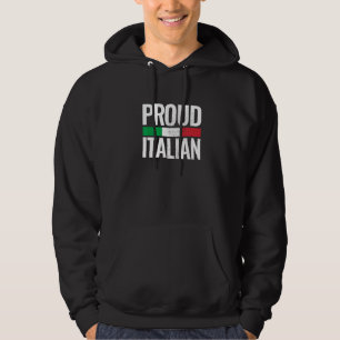Proud Italiaans Italië Vlag Hoodie