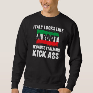 Proud Italiaans Pride Italië begint met Funny Ital Trui
