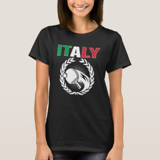Proud Italy Table Tennis  Italian Ping Pong Suppor T-shirt