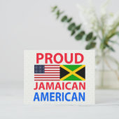 Proud Jamaican American Briefkaart (Staand voorkant)