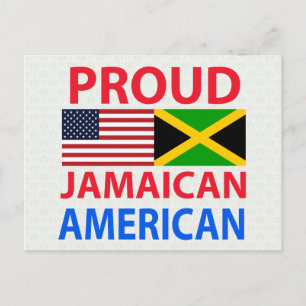 Proud Jamaican American Briefkaart