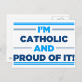 Proud katholiek briefkaart (Voorkant / Achterkant)
