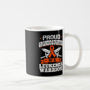 Proud kleindochter van een leukemieaanhanger koffiemok